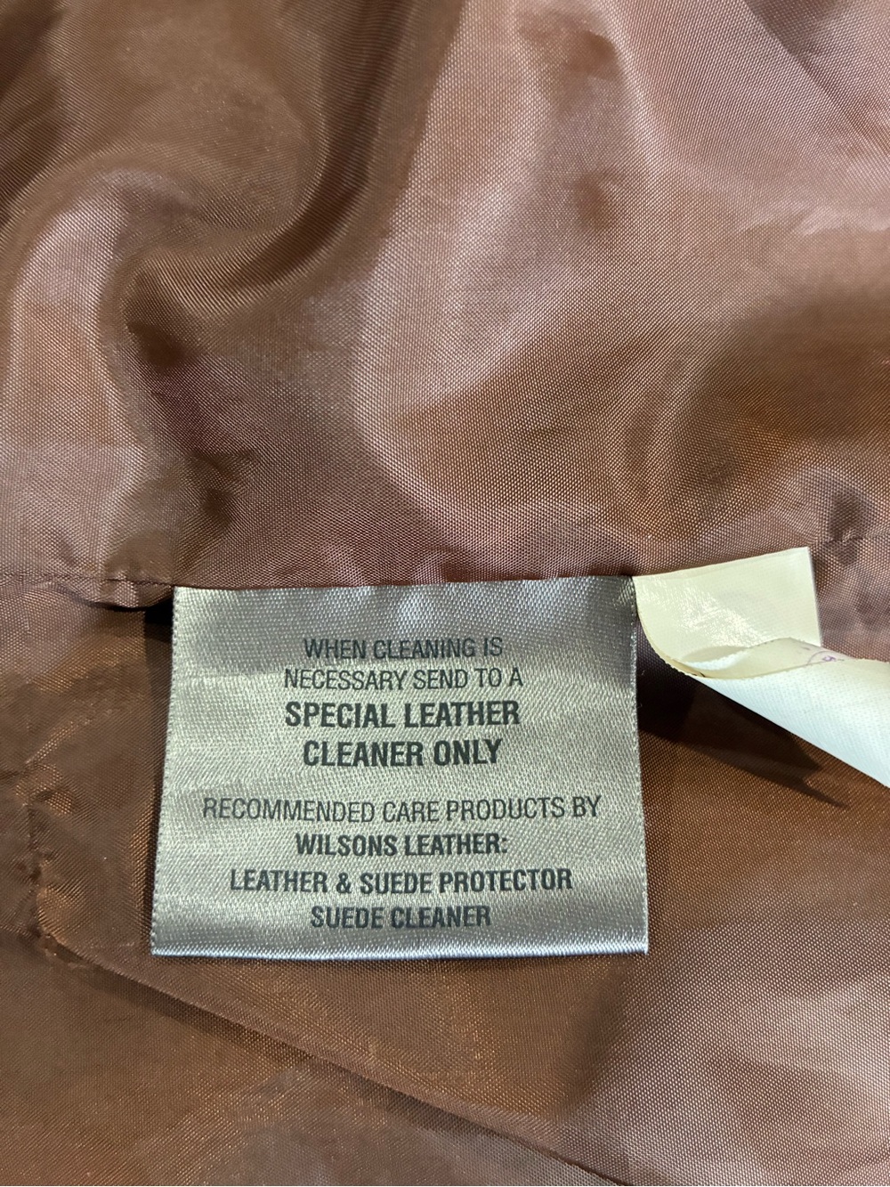 Wilsons Leather Suede Blazer Jacket Brown Genuine Leather Western Boho WM Small - Picture 6 of 6